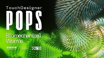 TouchDesigner POPs Tutorial: Biomechanical Worm with Noise, Pattern, Extrude & Parametric Scale