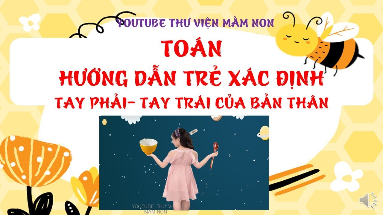 HƯỚNG DẪN TRẺ XÁC ĐỊNH TAY PHẢI TAY TRÁI CỦA BẢN THÂN/THƯ VIỆN MẦM NON/ TOÁN MẦM NON