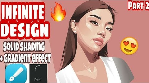 SOLID SHADING+GRADIENT EFFECT (2) | VEXEL ART INFINITE DESIGN using pentool (for the first time)