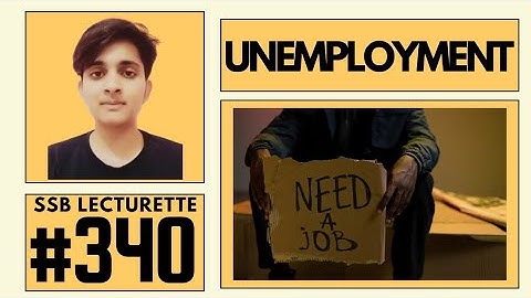 Most expected Lecturette Topics for SSB #340 | UNEMPLOYMENT | Join now for Practice #Lecturette
