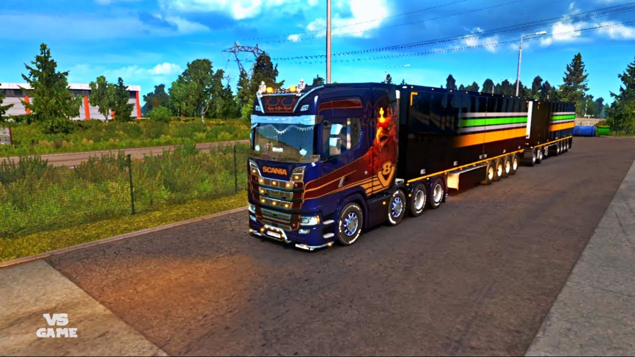 Double Trailer | Euro Truck Simulator 2 Road To The Black Sea Gameplay