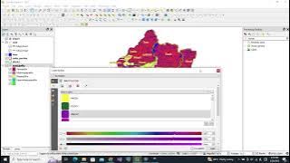 Map production in QGIS (GIS)