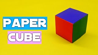 How To Make a paper Cube - How to fold and diy - origami easy - paper craft 2024 by DIY Crafts 2M 478 views 4 months ago 2 minutes, 3 seconds
