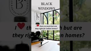 Black window frames Pros & cons