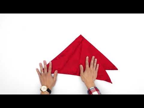 How to: 3 Point Napkin Fold