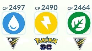 Using Water,Electric,Grass combination in GBL/Pokemon go