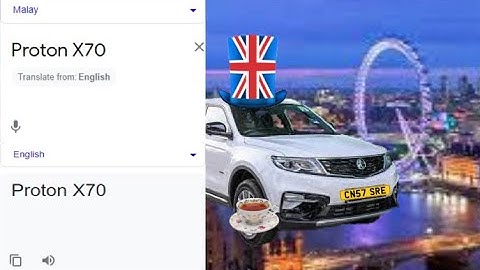 Proton X70 in different language meme (Part 2)
