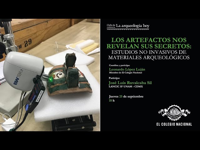 Los artefactos nos revelan sus secretos: estudios no invasivos de materiales arqueológicos