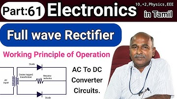 Full wave Rectifier working in tamil