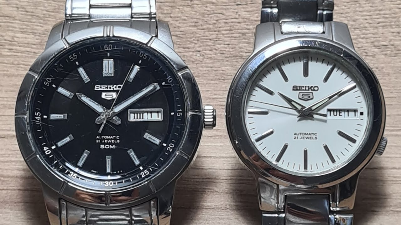 SEIKO 5 MOV - 7S26B Y 7S26C - YouTube