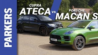 Porsche Macan S vs CUPRA Ateca TWIN TEST | With Supercars of London