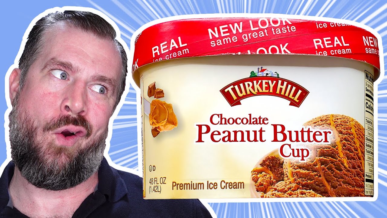 Turkey Hill Chocolate Peanut Butter Cup Ice Cream Review YouTube