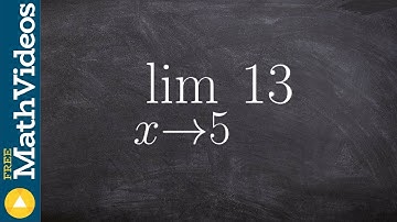 How to evaluate the limit of a constant function