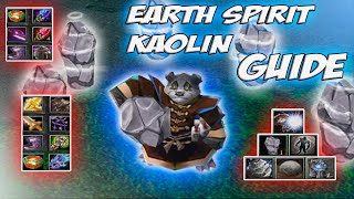 Earth Spirit Kaolin Guide | Герой требующий хорошего опыта игры! Как играть???