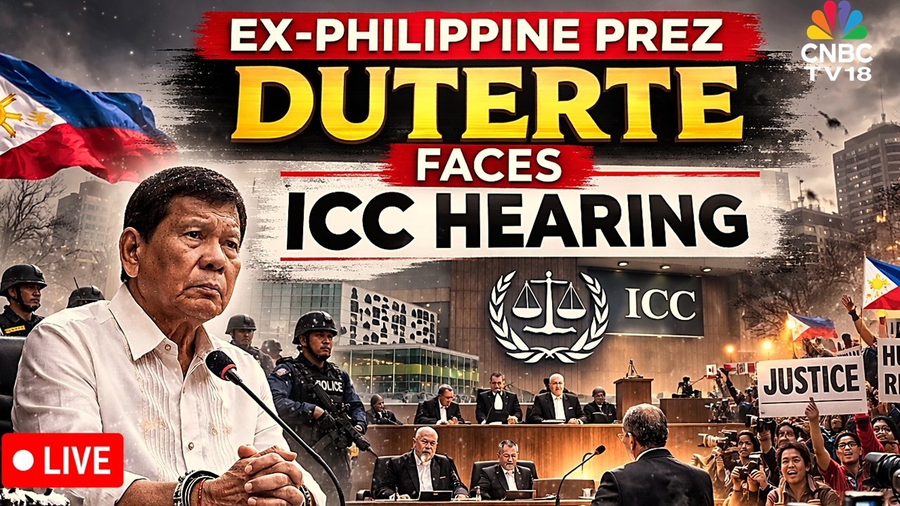 LIVE: Duterte Hearing | ICC Hearing for Ex-Philippine Prez Duterte | Protest Outside ICC | N18G