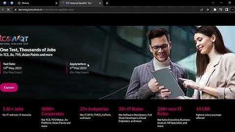 TCS NQT Registration procedures for May Month Exam 2023📌