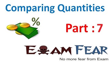 Maths Comparing Quantities part 7 (Profit, Loss Percentage) CBSE Class 8 Mathematics VIII