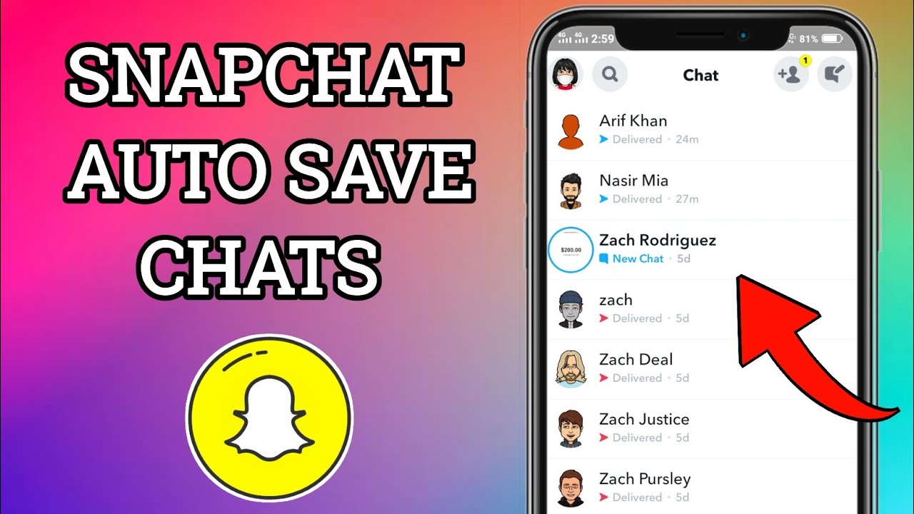 Can Snapchat messages be saved automatically?