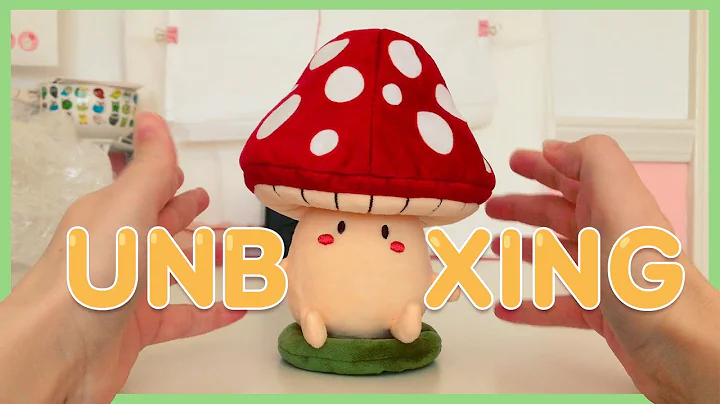 Unbox My First Custom Plush! 🍄 Unboxing Patreon Rewards and Sticker Books