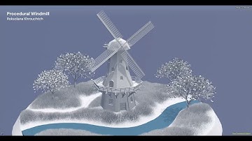 Procedural Windmill Showcase | Houdini Digital Asset