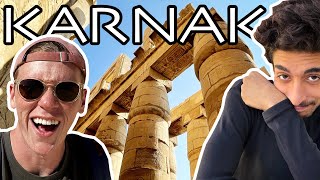 Egypt’s BIGGEST Ancient Temple! Karnak Temple in Luxor استكشاف معبد الكرنك Travel Vlog