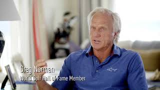 Greg Norman on Harbour Town Golf Links at The Sea Pines Resort - Hilton Head Island