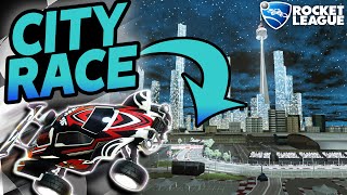 I TURNED MY CITY INTO A ROCKET LEAGUE MAP
