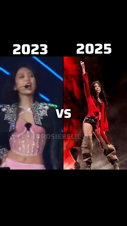 Jennie at coachella🔥 [2023 vs 2025] #blackpink #trending #kpop #jennie #jenchella