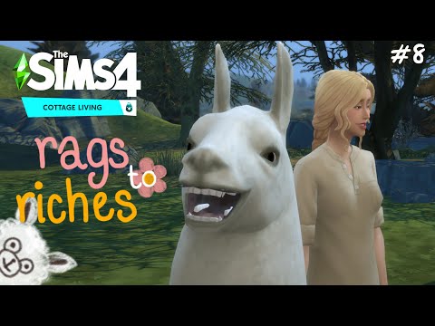 ใครไม่ลา...ลามะ(?) the sims 4 rags to riches (cottage living) ss.3 ep.8