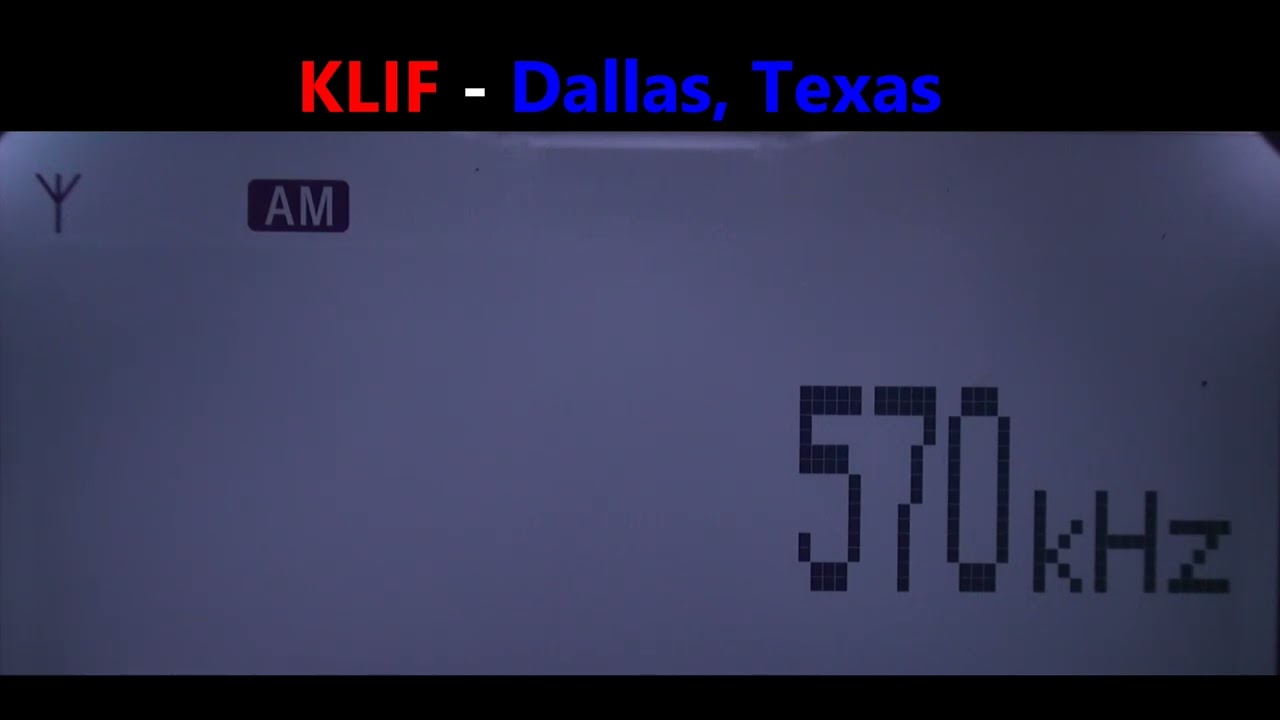 570 KLIF - Dallas, Texas captada en Zapopan, México - YouTube