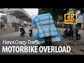 Hanoi Crazy Traffic | MOTORBIKES OVERLOADED