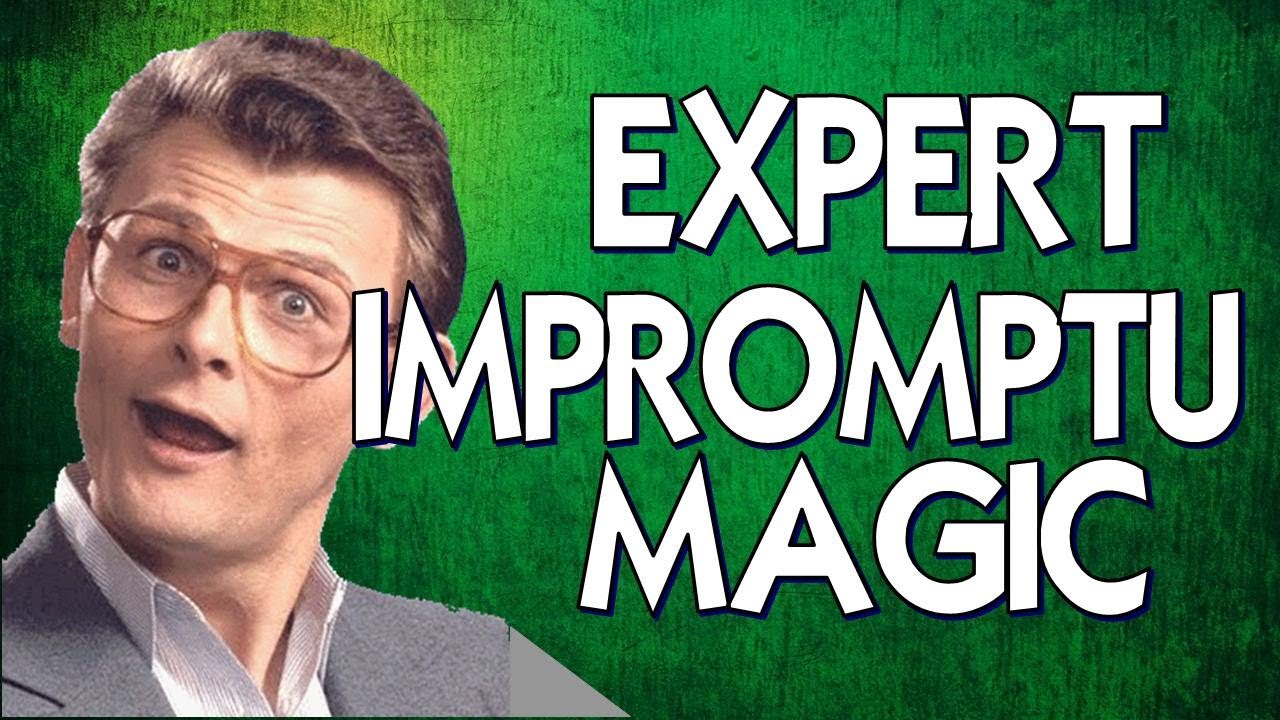 Magic Review Expert Impromptu Magic Made Easy by Tom Mullica YouTube