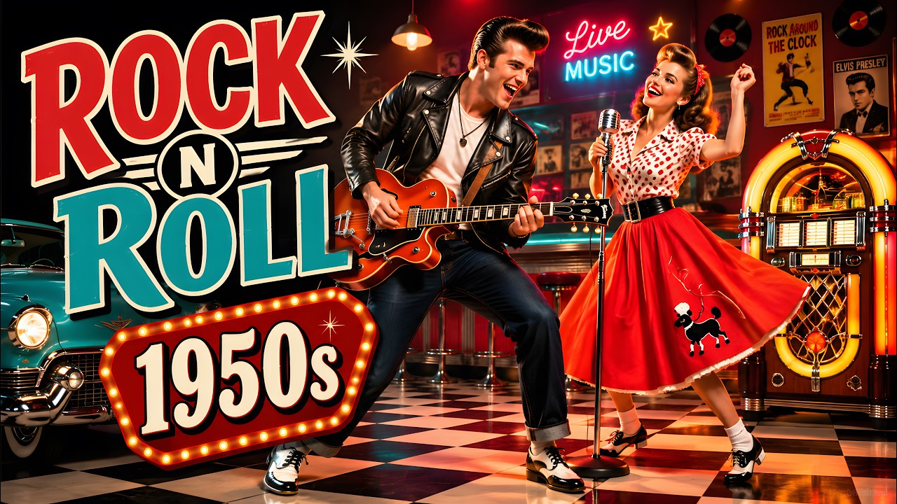 ULTIMATE 1950s Rock & Roll Party ? Rockabilly & Boogie Woogie 