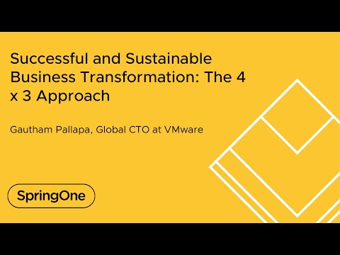 Successful and Sustainable Business Transformation: The 4 x 3 Approach