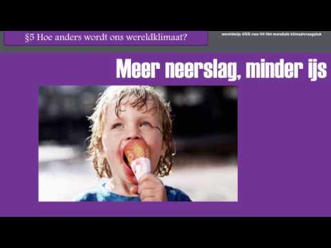 Wereldwijs vwo 4/5/6 hoofdstuk 4 §5 Hoe anders wordt ons klimaat?