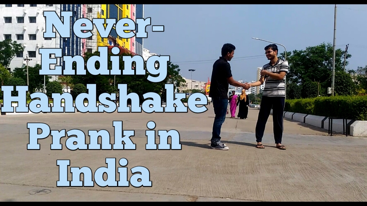 NeverEnding Handshake Prank in India at SRM UniversityPranktastic