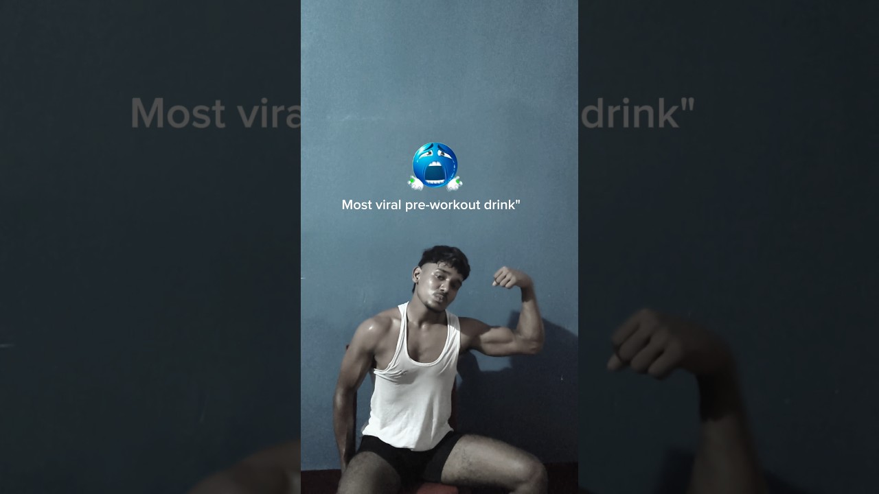 Most viral pre-workout drink" #bodybuilder #desihomegym #motivation #gymmotiuationoideo #n #gym