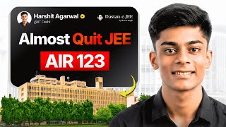 Iitjee Tips From Air 123 🔥 | He Almost Quit