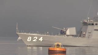 M170118B 海上自衛隊舞鶴基地 ミサイル艇『はやぶさ』 入港