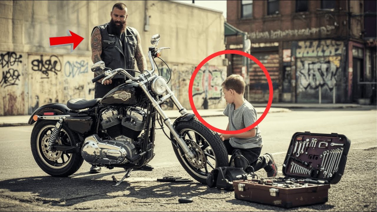 Orphan Fixed a Hells Angel’s Bike — One Week Later, 700 Bikers Transformed His Orphanage