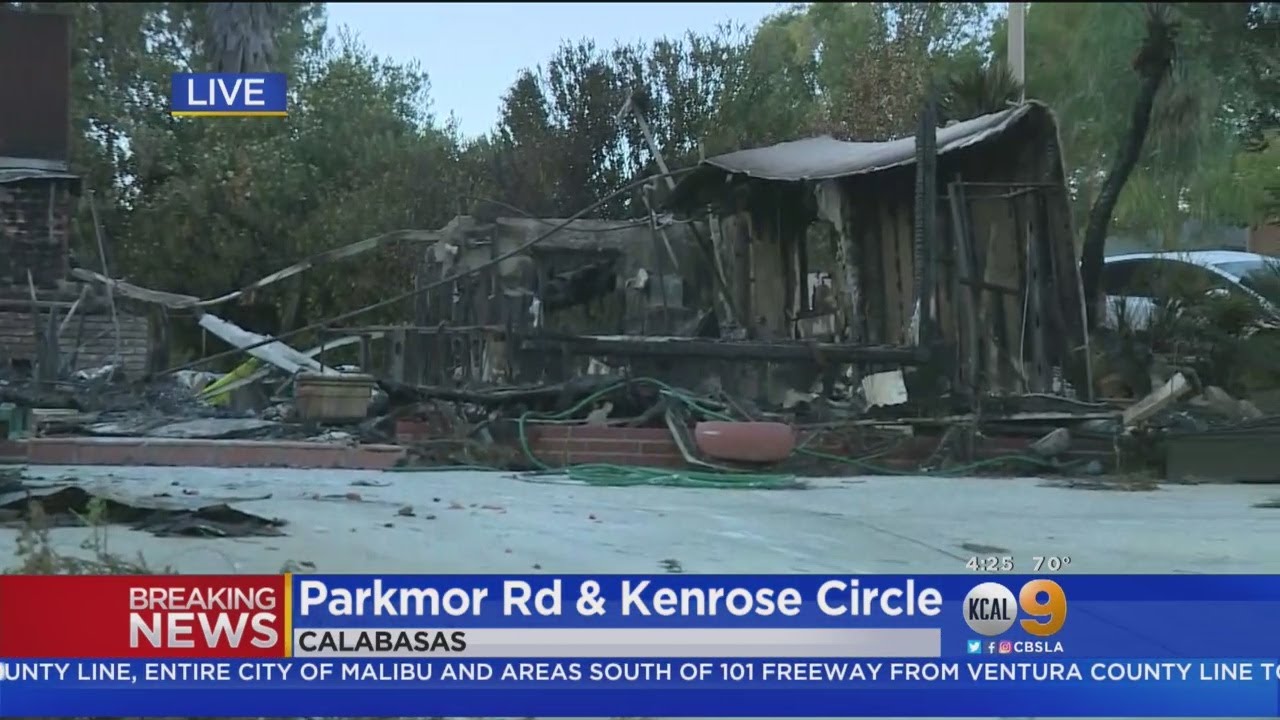 Calabasas Neighborhood Ravaged By Woolsey Fire