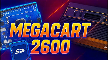 MegaCart 2600: Homebrew Flash Cartridge for Atari 2600 with Arduino Mega & SD Card.