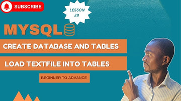 How to Create a Database, Add Tables, and Import Data in MySQL Workbench |table and column constrain