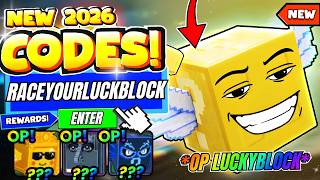 baru Semua Kode Yang Berfungsi Untuk Race Your Lucky Block Di Bulan Juni 2026 Kode Roblox Race Your Lucky Block