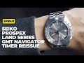 Seiko Prospex Land Series GMT Navigator Timer Reissue SPB411