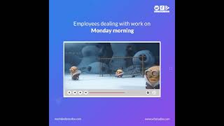 Employees dealing with work on monday morning | Corporate Funny Reel/Meme