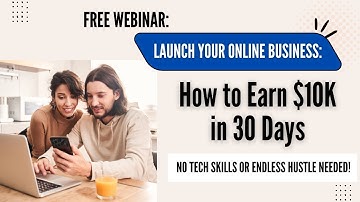 Learn How to Make $10K in 30 Days with No Tech Skills