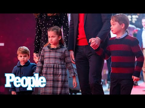 George, Charlotte and Louis' First Red Carpet! See Kate Middleton and Prince William's Family Night