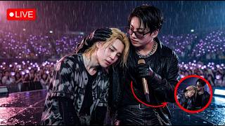 Jimin’s Body Gave Out In The Rain… Jungkook’s Reaction Broke Everyone 🥺🌧️