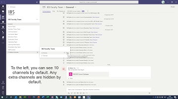 Microsoft Teams Show/Hide Channels
